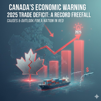 캐나다 경제 적신호 2025년 상품무역수지 적자 역대급 확대 원인과 전망