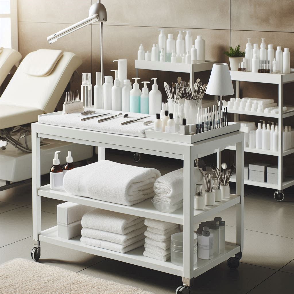 피부,체형관리 샵 배경