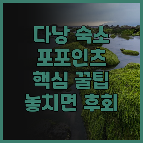포 포인츠 바이 쉐라톤 다낭 추천 이..