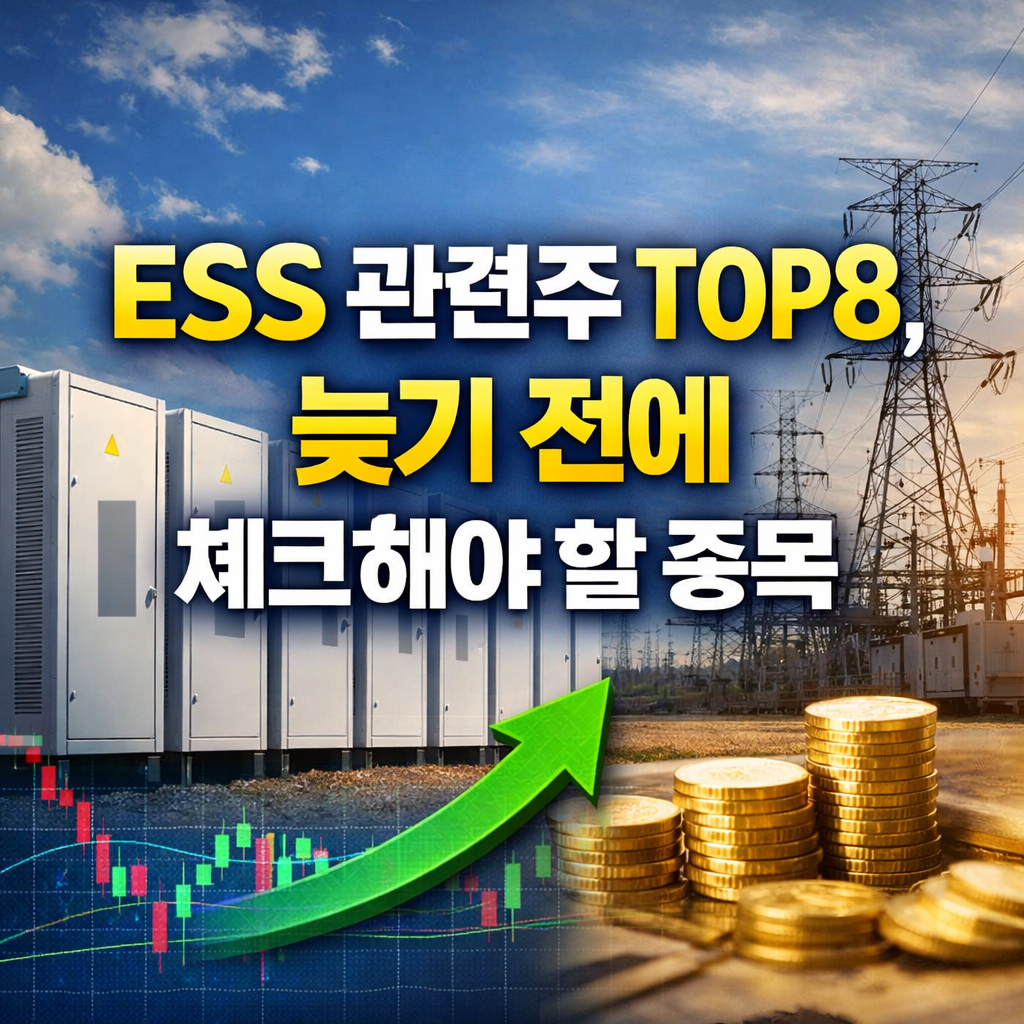 ESS 관련주, TOP8