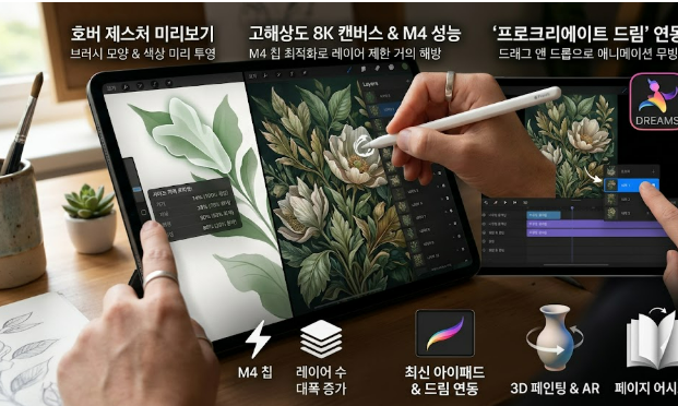 프로크리에이트 2026 최신 기능 완벽 가이드 이미지