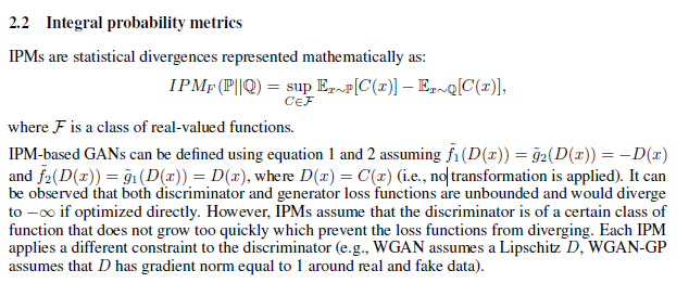 The relativistic discriminator: a key element missing from standard GAN Review