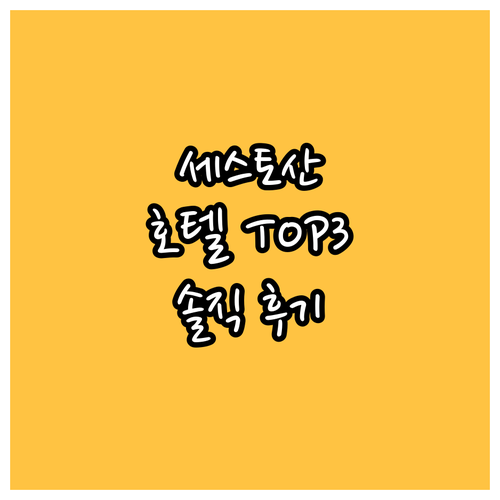 세스토 산 지오반니 호텔 TOP3 솔