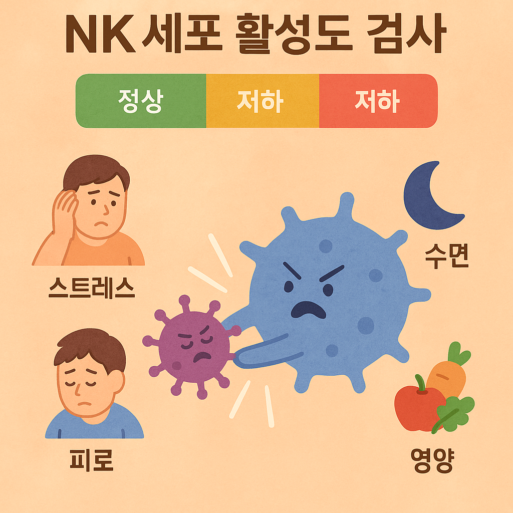 혈액검사 시리즈 ⑰ 건강검진 NK세포 활성화 검사 해석 ㅣ 면역력, 암 예방 검사의 새로운 기준일까?