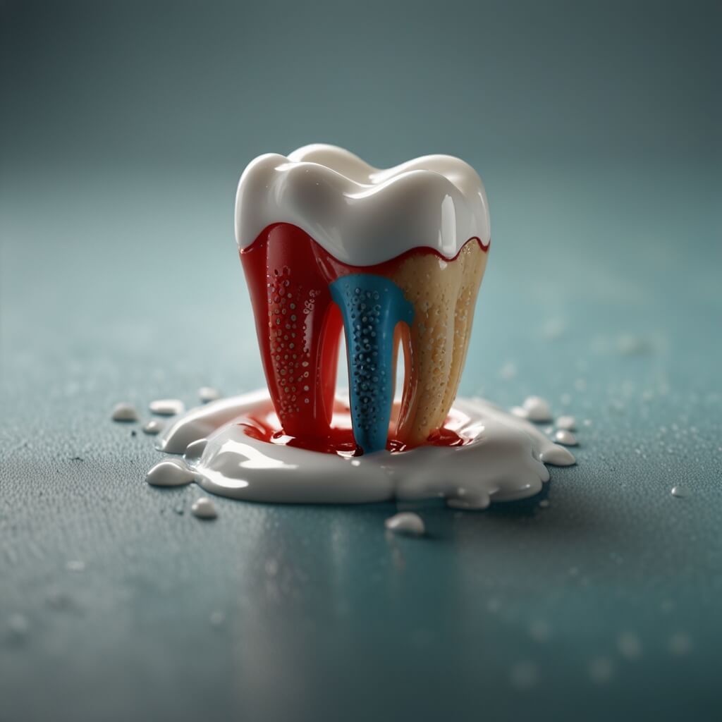 너무-잦은-칫솔질에-손상된-치아