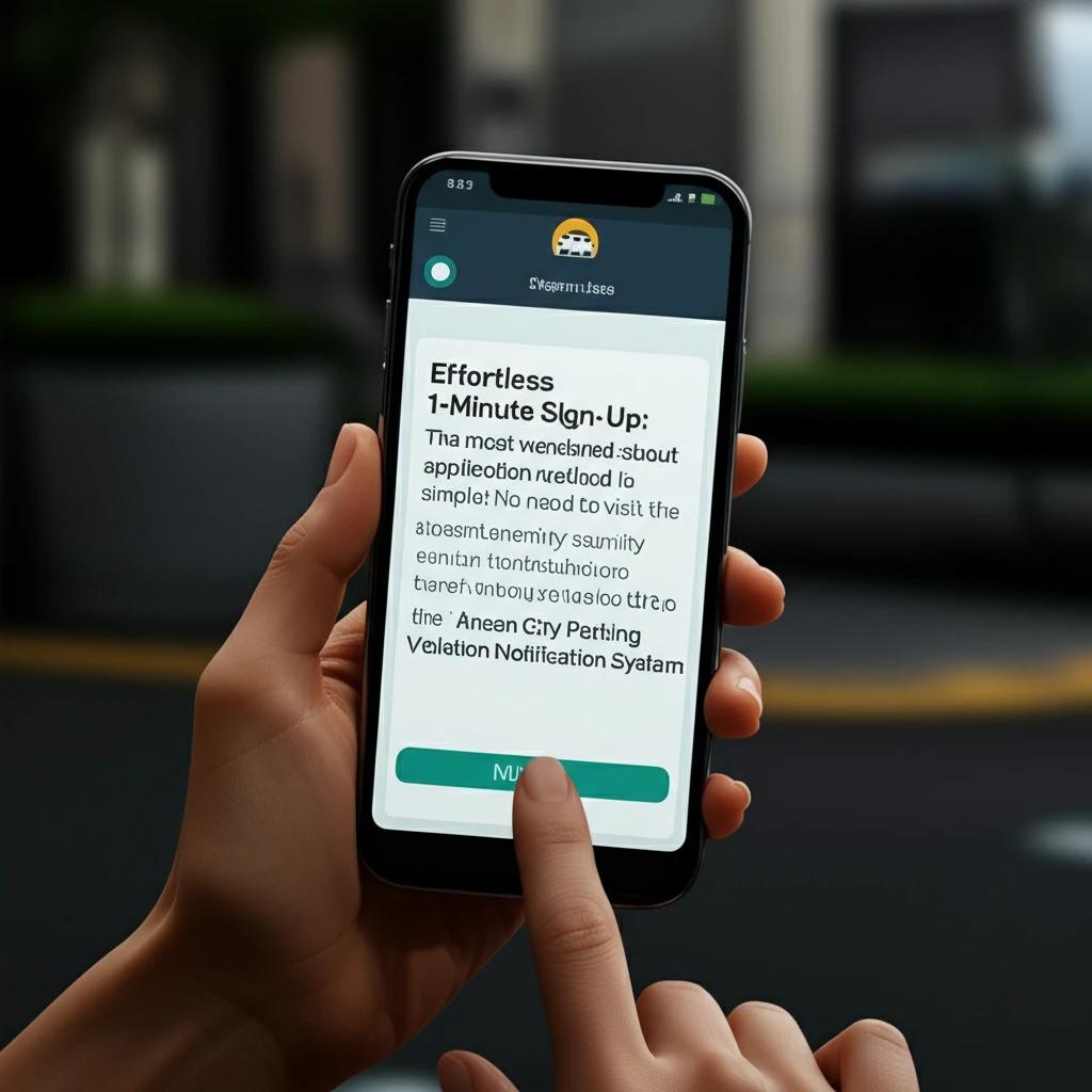 안산시 주정차단속 문자 서비스 신청하..