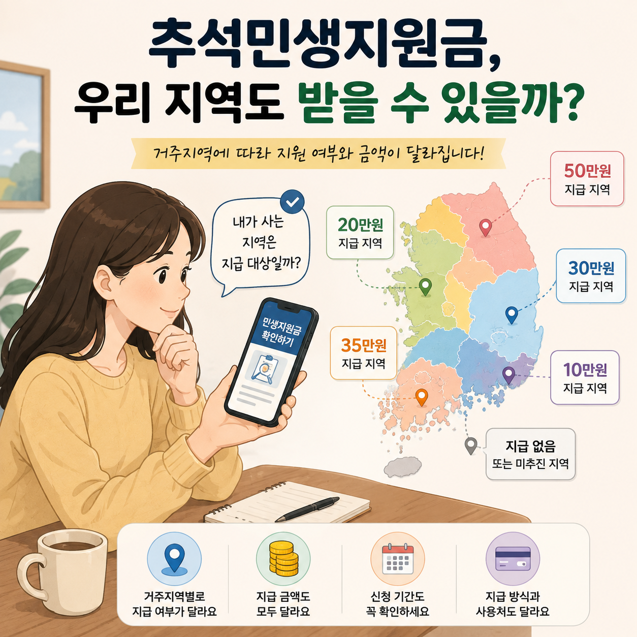 추석민생지원금, 우리 지역도 받을 수 있을까? 이미지
