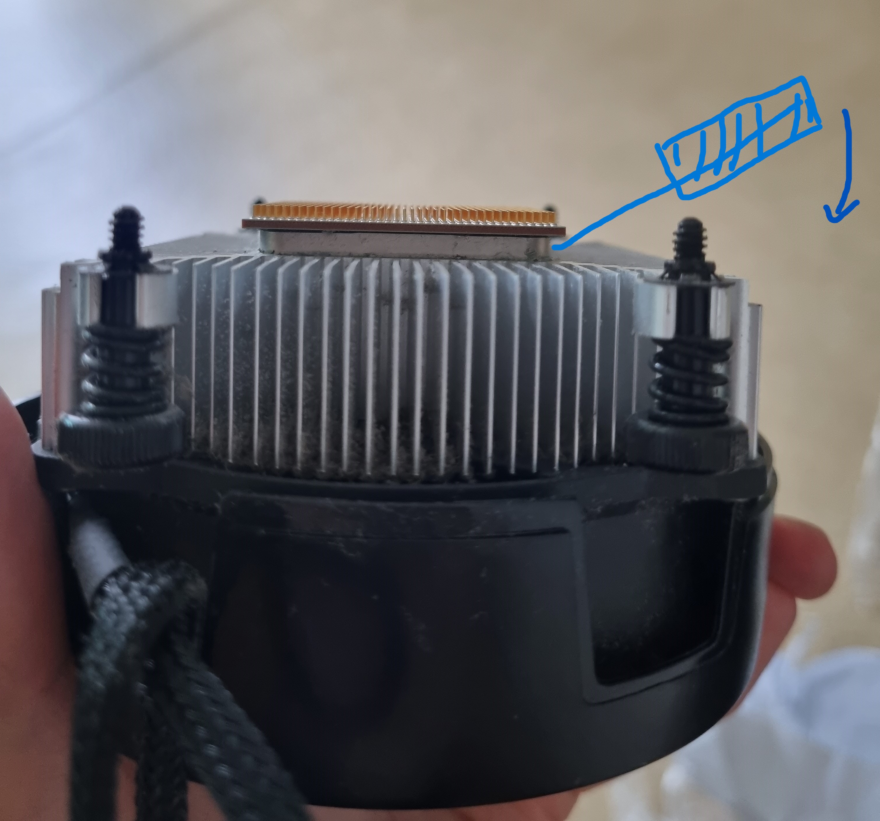 2400G 무뽑기 CPU 쿨러와 CPU 떼는 법