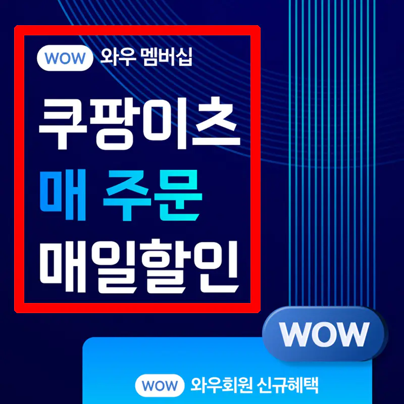 와우회원 혜택