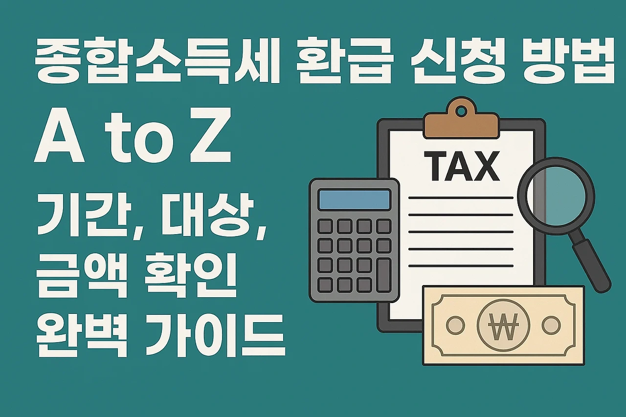 종합소득세 환급 신청 방법