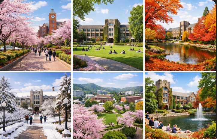 사계절 대학 이미지