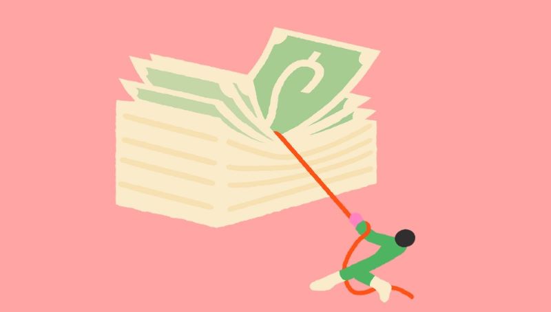 대출금리 일러스트 이미지 < 출처-카카오뱅크 >