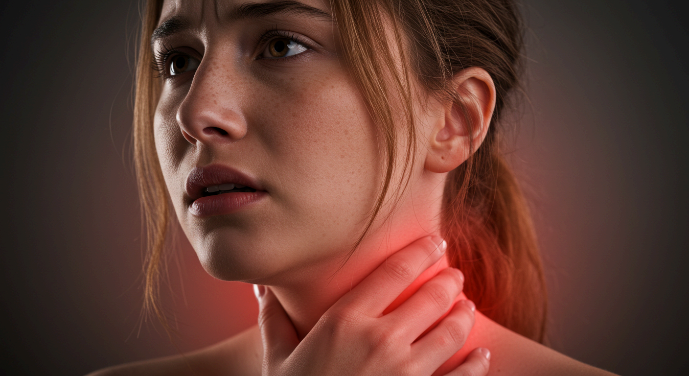 삼킬 때 아픈 인후염 증상 주의