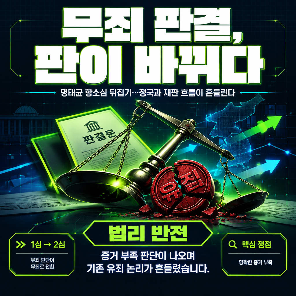 무죄 판결, 판이 바뀌다