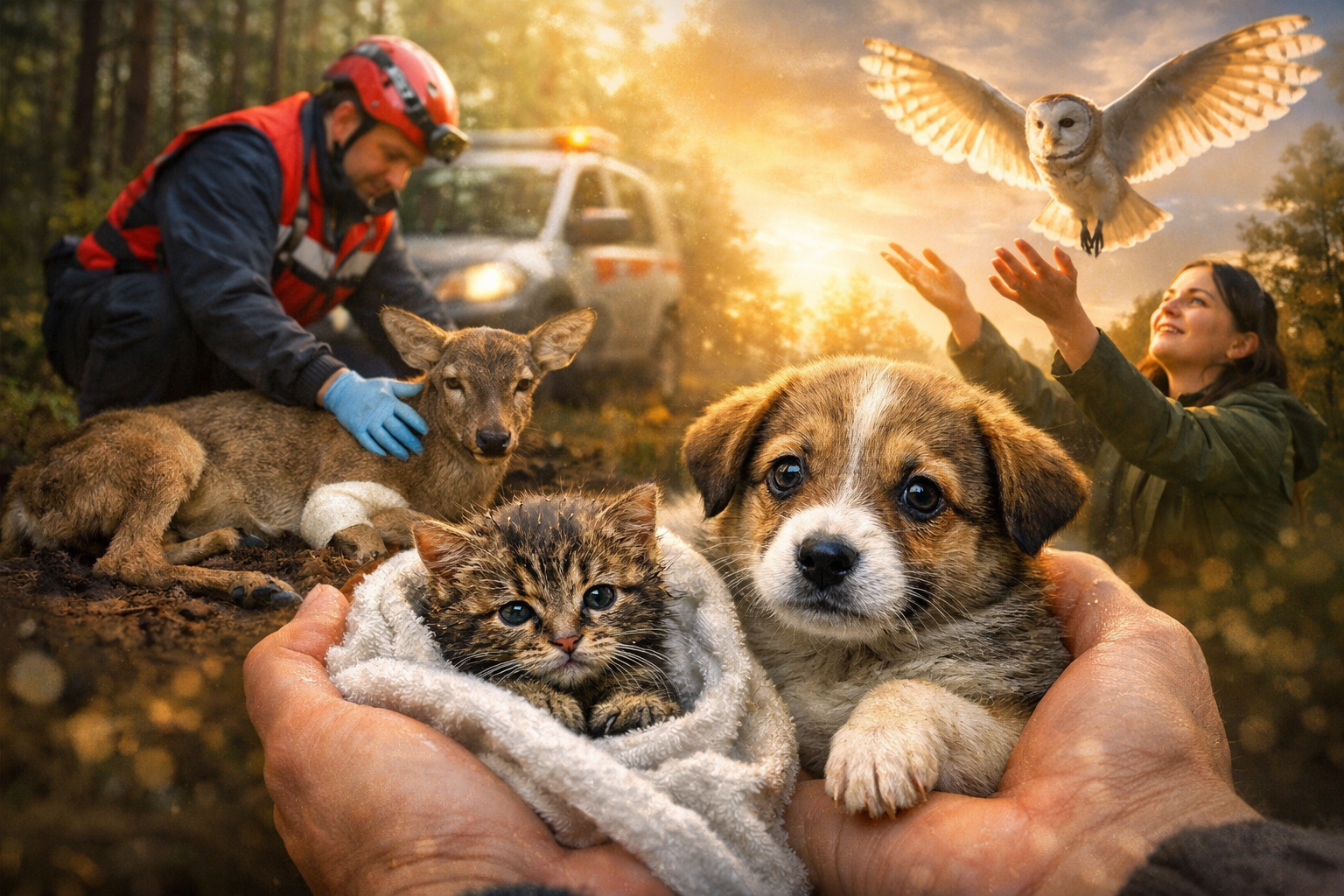 동물을 구조하는 꿈