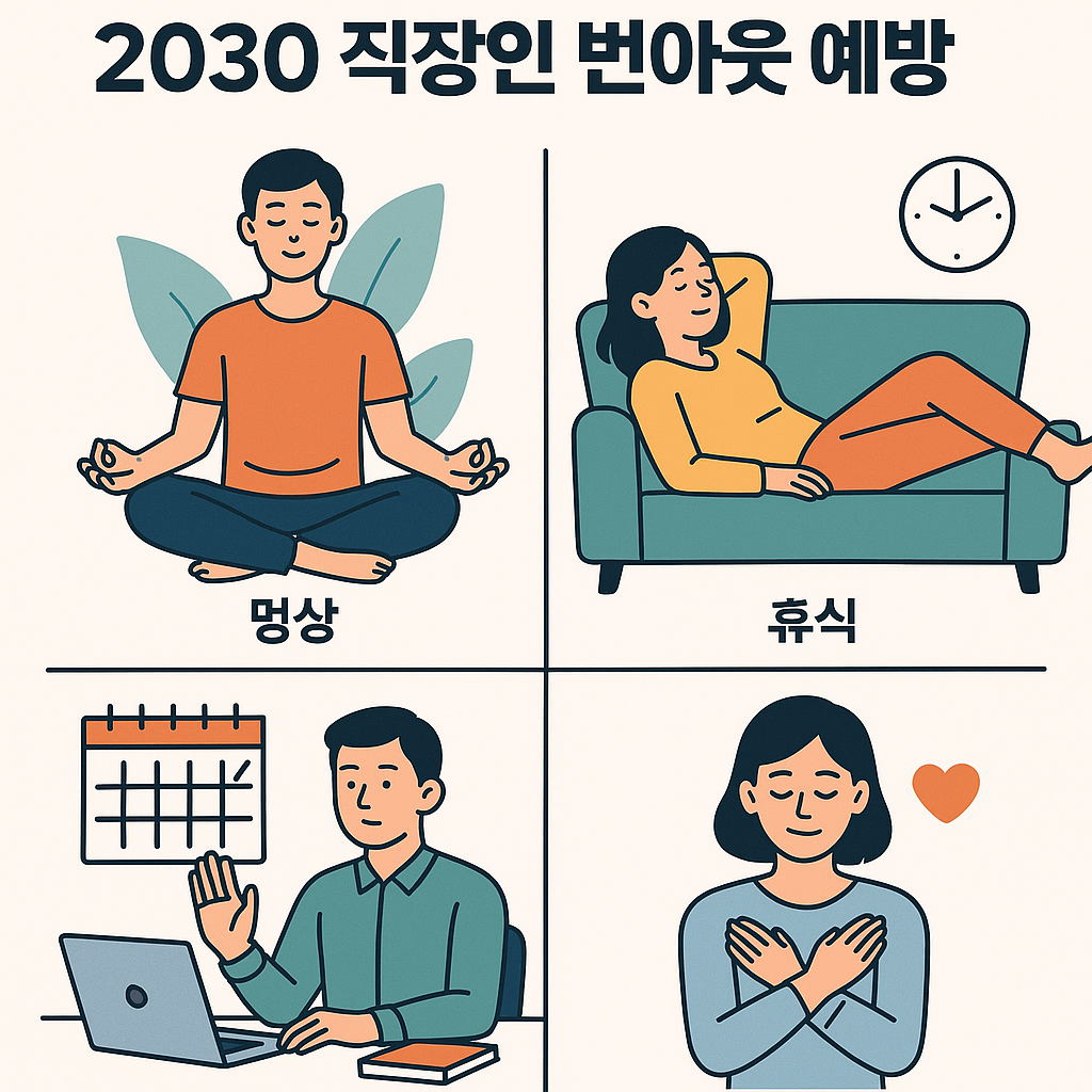 2030 직장인 번아웃 예방 방법
