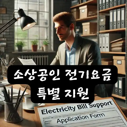 소상공인 전기요금 특별 지원