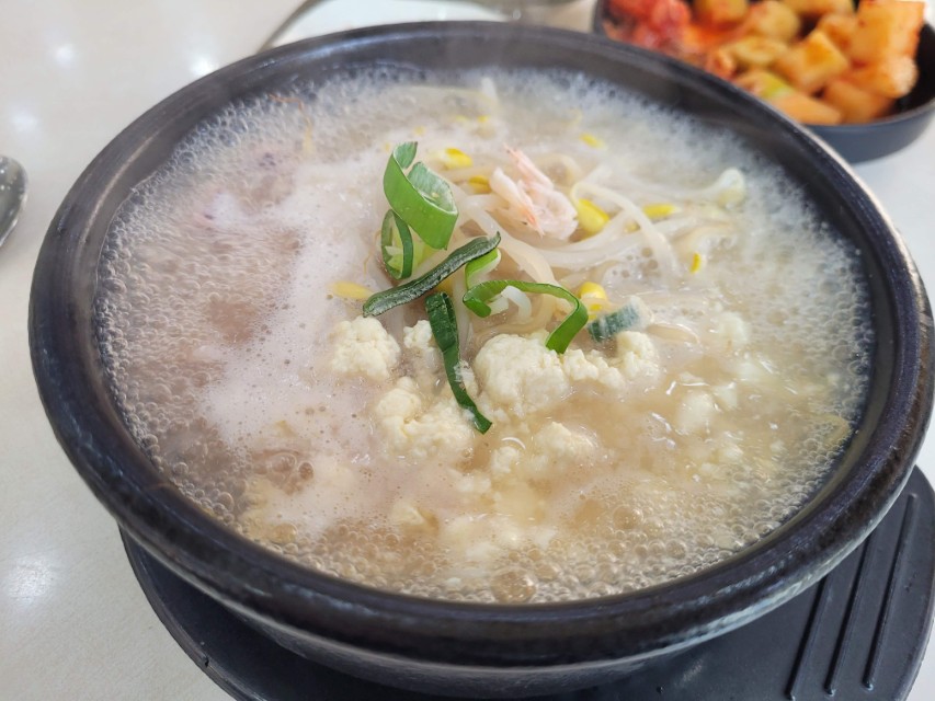 순두부찌개 숙취 다음날 점심 음식