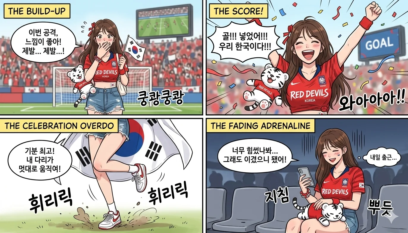 챗 GPT 무료로 4컷 만화 만들기! 월드컵 응원 이미지 제작 프롬프트 공개, 무료