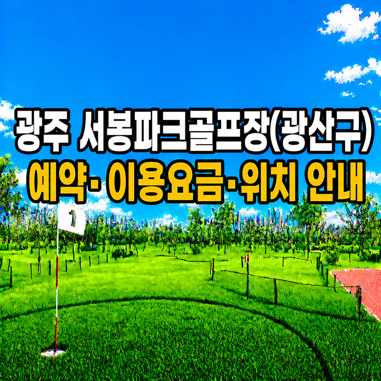 서봉파크골프장(광산구) 이용 가이드 ❘ 예약방법&middot;이용요금&middot;운영시간 완벽 정리