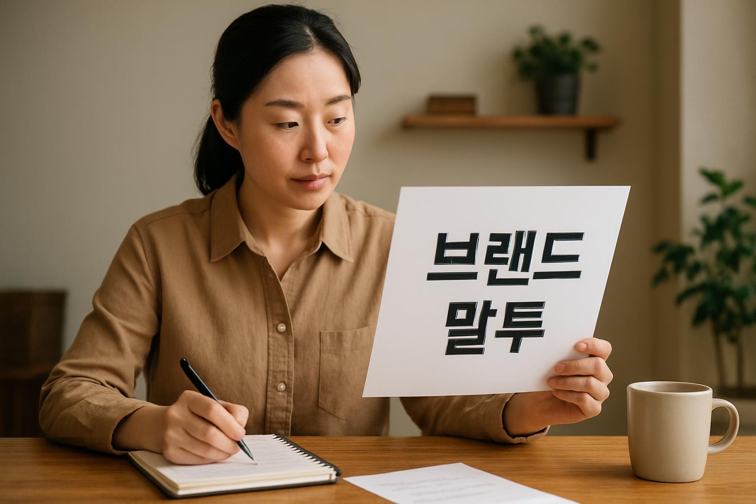 브랜드 말투 정하는 방법: 실무 가이드와 체크리스트