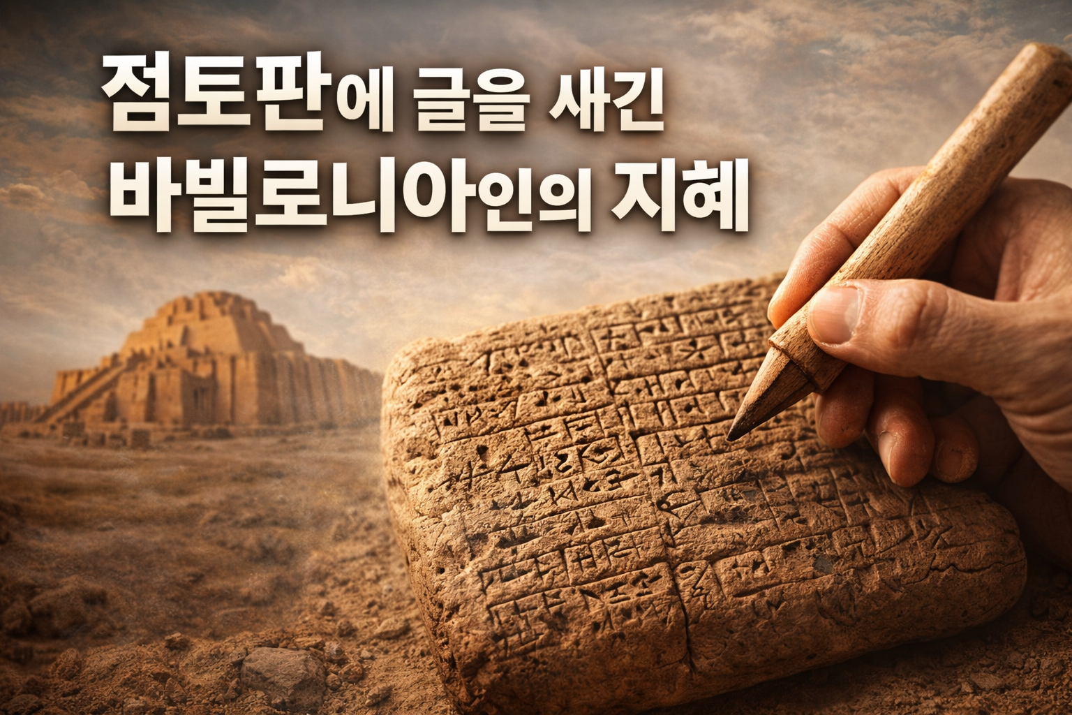 점토판에 새긴 문명의 기억｜바빌로니아인이 남긴 기록의 지혜