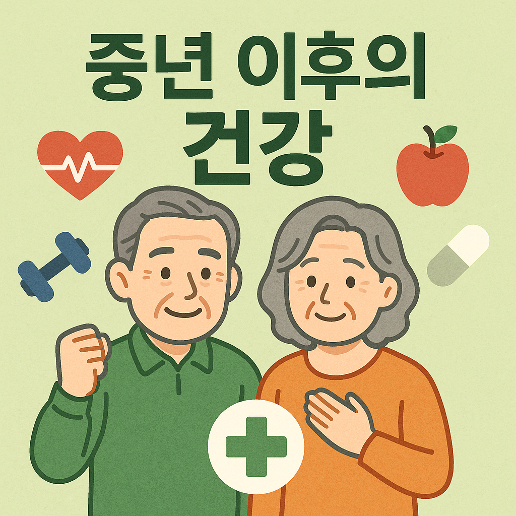 중년 이후의 건강 유지 방법