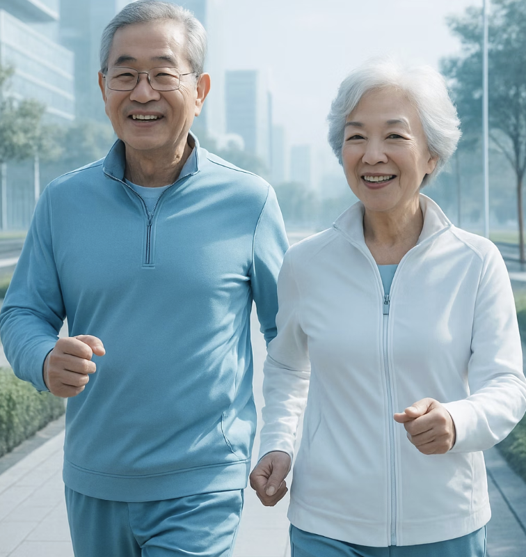 가벼운 걷기, 심장과 폐를 동시에