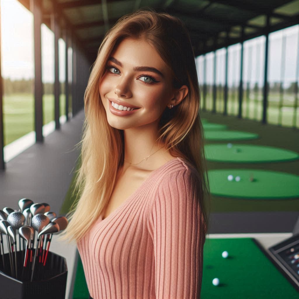 실내골프연습장 배경