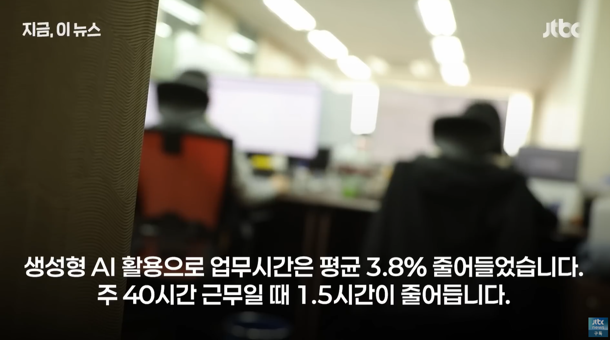 생성형AI 챗GPT ChatGPT 업무효율 근무시간단축 업무역량