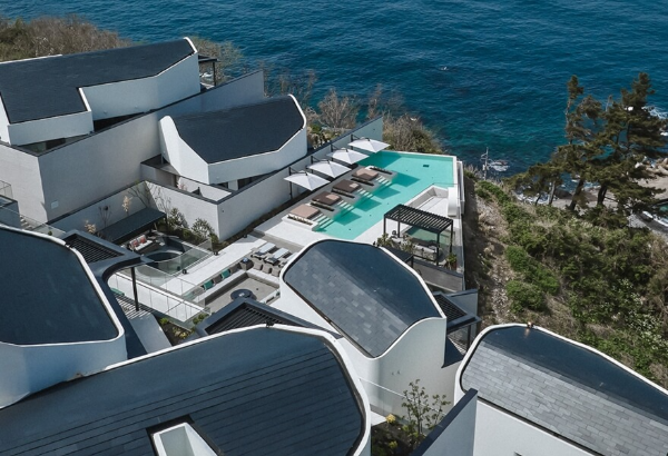 울릉도 숙소 코스모스 리조트 빌라 쏘메 외관