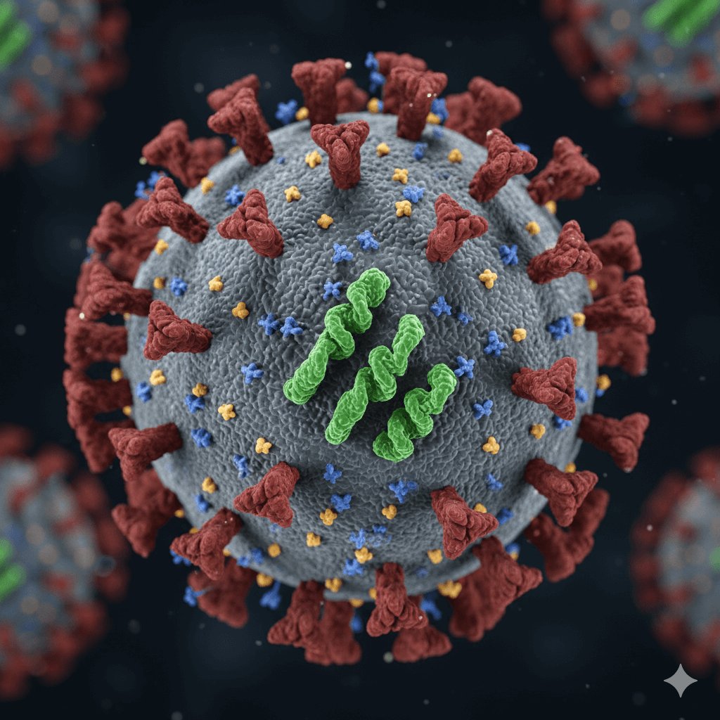 독감 바이러스 - 사진