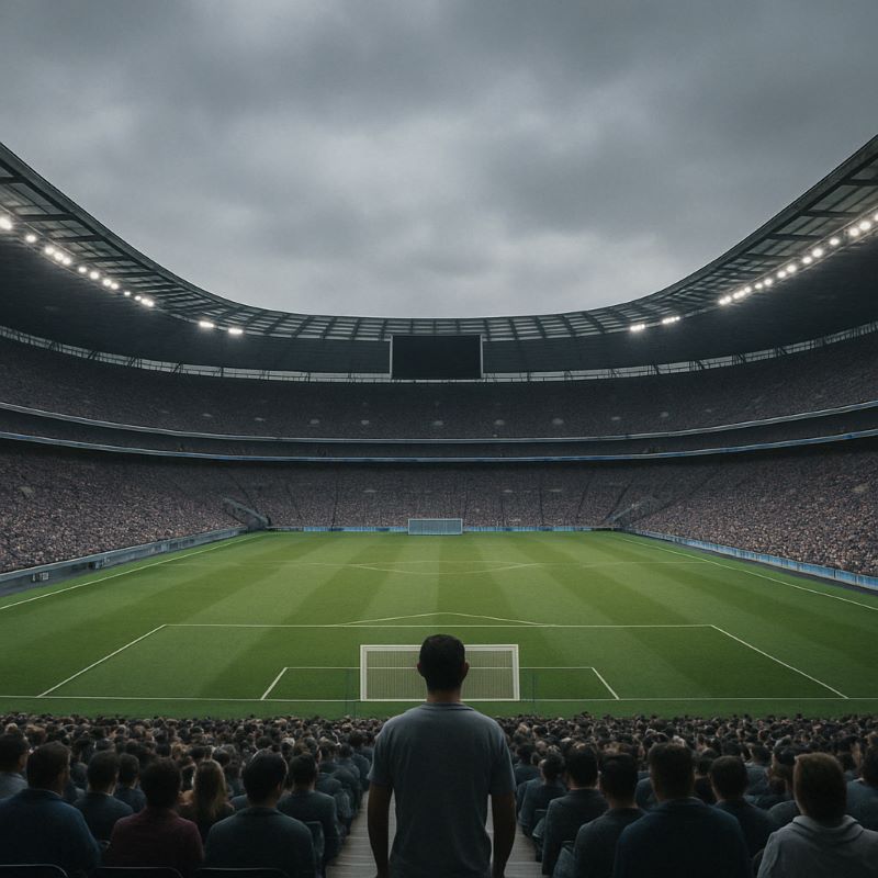 큰 경기장에 있는 꿈 해몽 – 주목받고 싶은 욕망