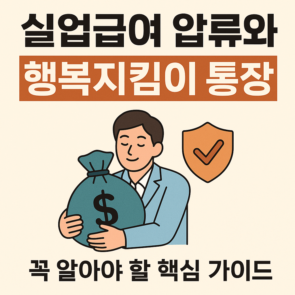실업급여 압류방지 통장