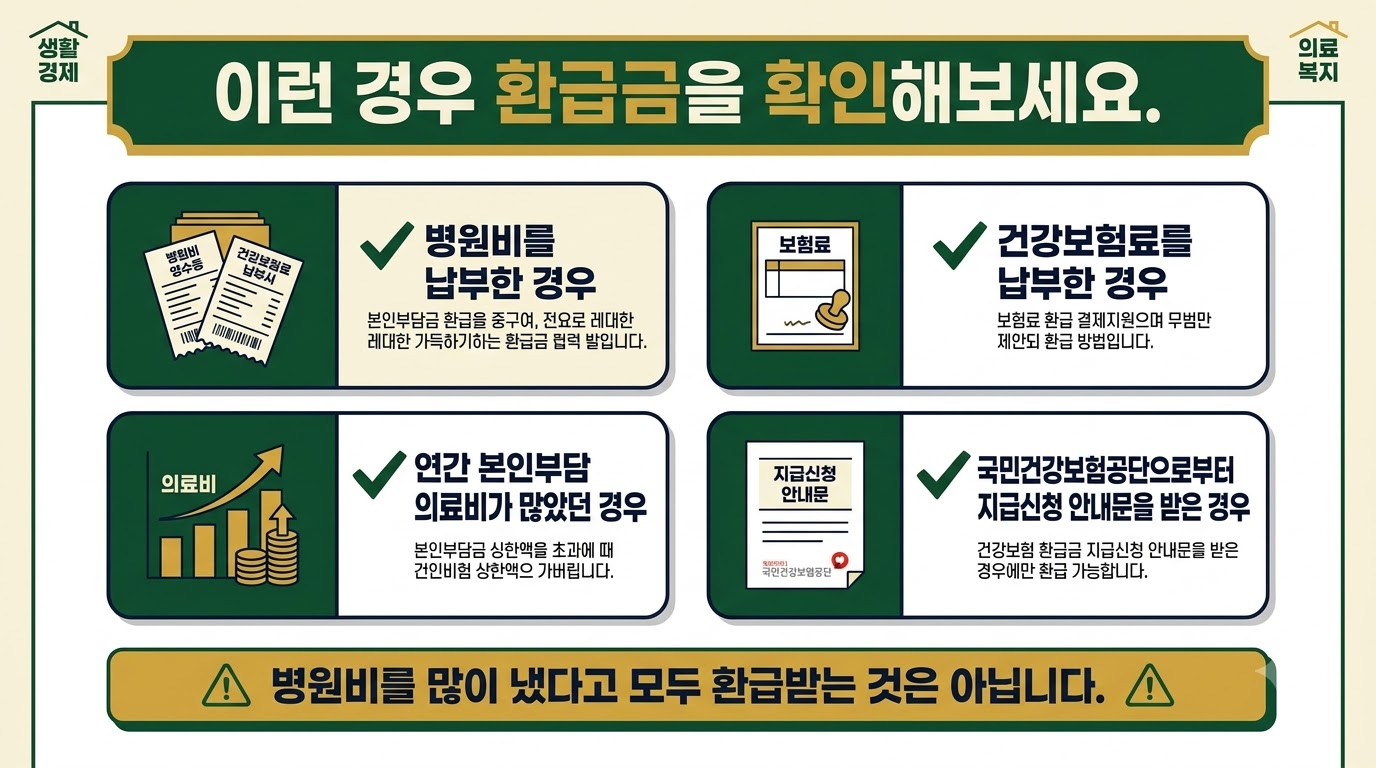 건강보험 환급금 조회 대상