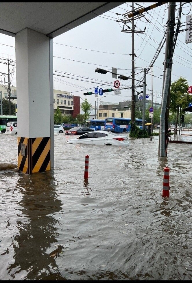 인천 도로 침수