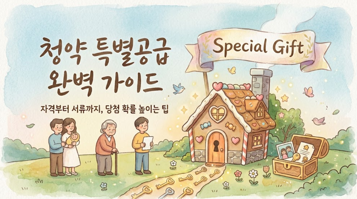 청약 제도 핵심: 가점 계산, 특별 공급, 주의사항 완벽 정리
