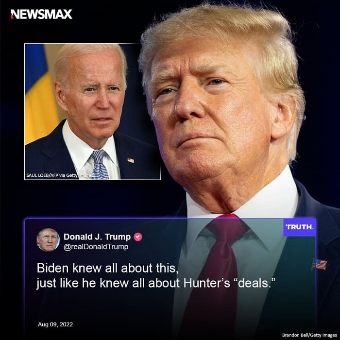 [#막장으로 가는 미국] 트럼프가 얼마나 무서우면 이런 짓까지 하나 VIDEO: "'BIDEN KNEW': Trump rips Joe and Hunter after FBI raid