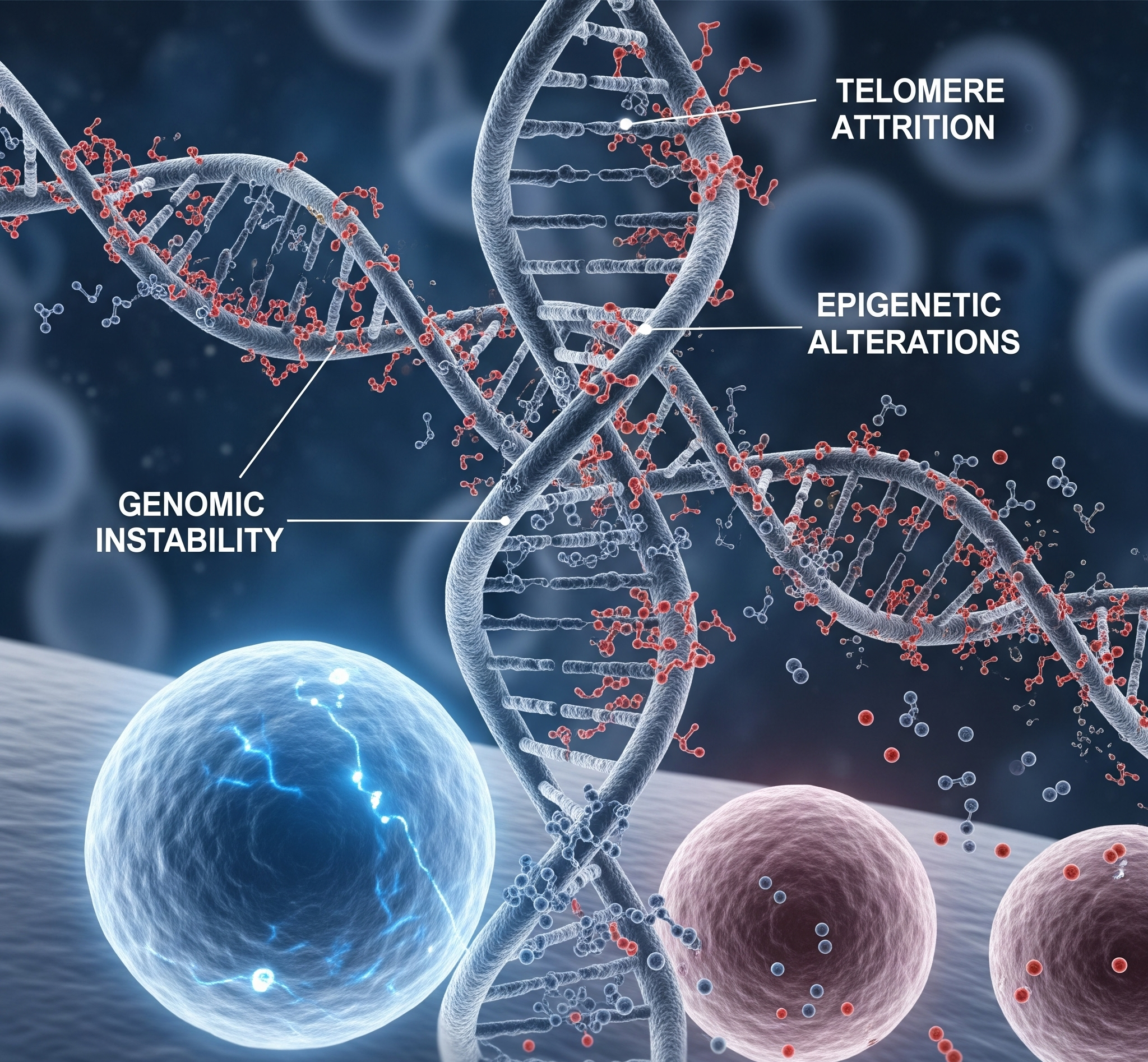 줄기세포와 노화의 시작: DNA 손상, 텔로미어, 후성유전자의 비밀 (노화 연구 Part 1)