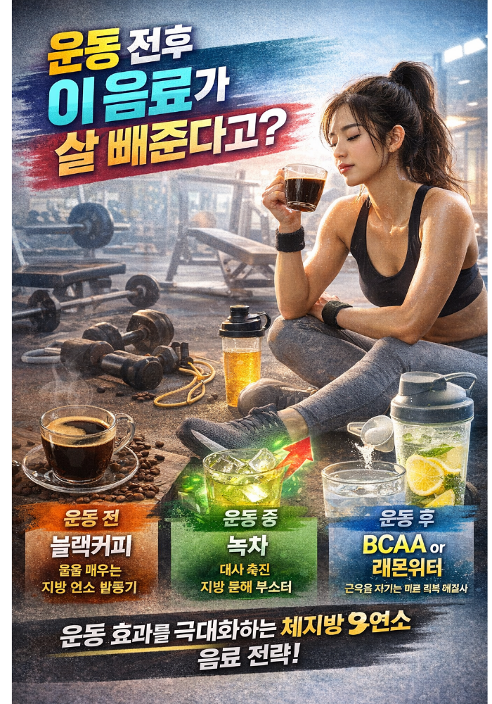 1.운동 전후 이 음료가 살 빼준다고?