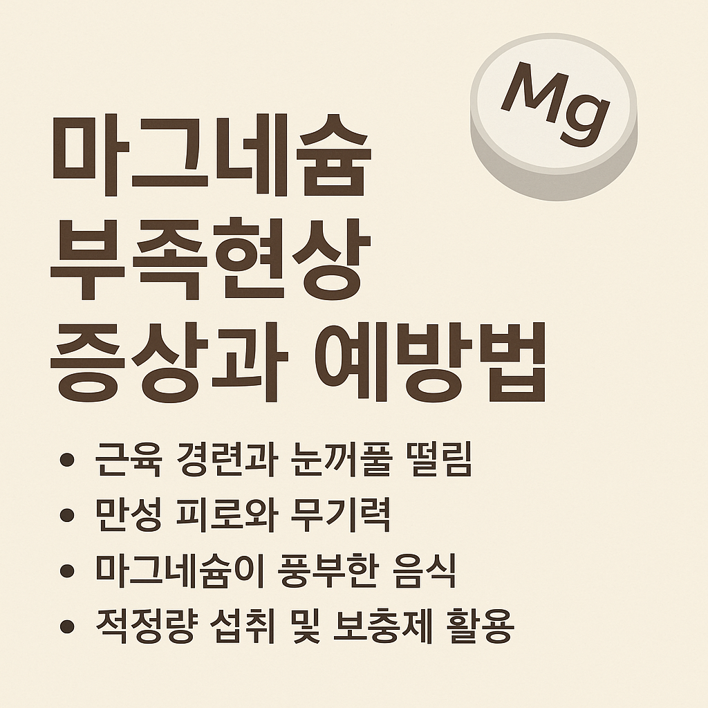 마그네슘 부족현상