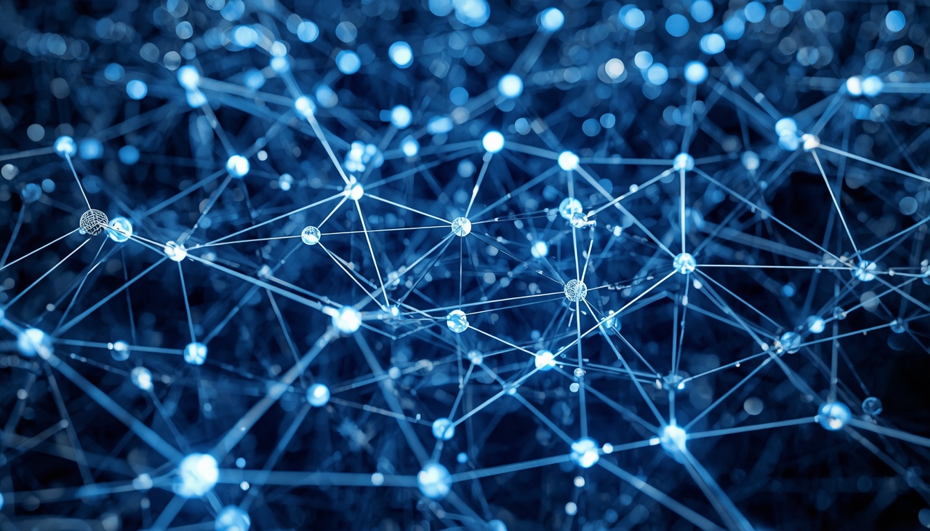 Visual representation of neural network layers analyzing high-dimensional data.