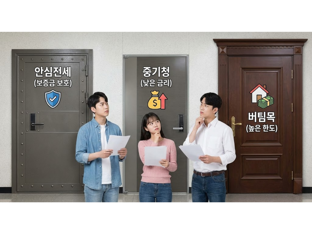 "은행원이 추천하는 대로 사인하지 마세요." 전세자금대출 3대장 (HUG, HF, SGI) 완벽 비교