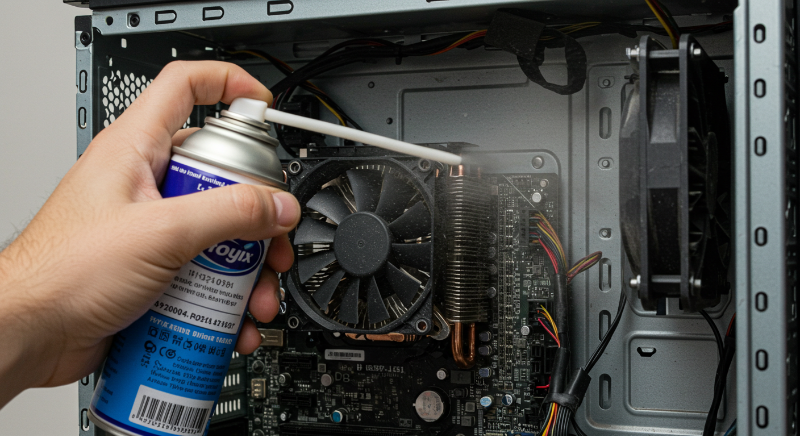 하드웨어청소: 먼지제거