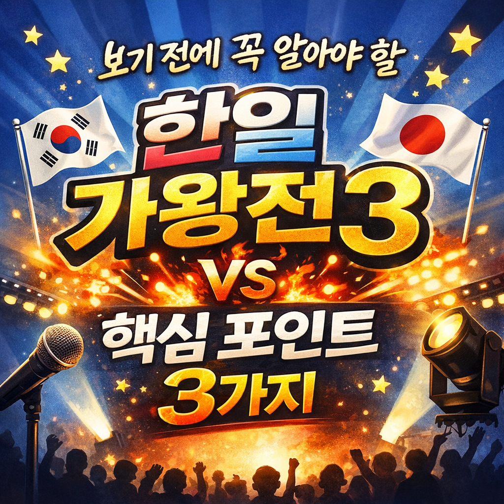 한일가왕전3 보기 전에 꼭 알아야 할 핵심 포인트 3가지