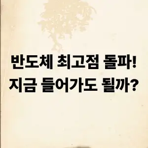 반도체 최고점 돌파