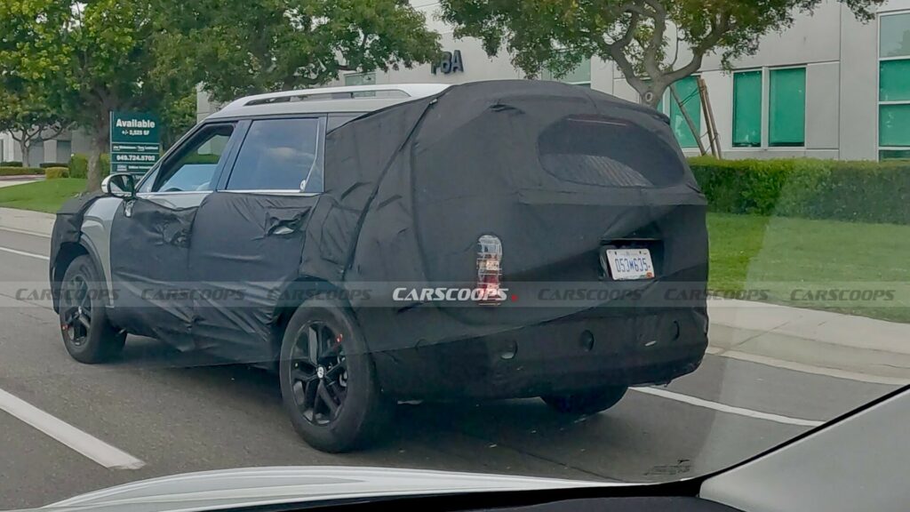 현대자동차 팰리세이드 풀체인지 위장막 테스트카