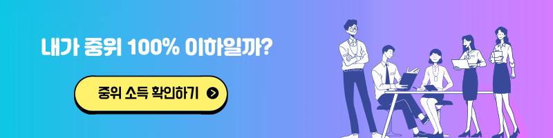 청년 내일 저축 계좌 중위소득