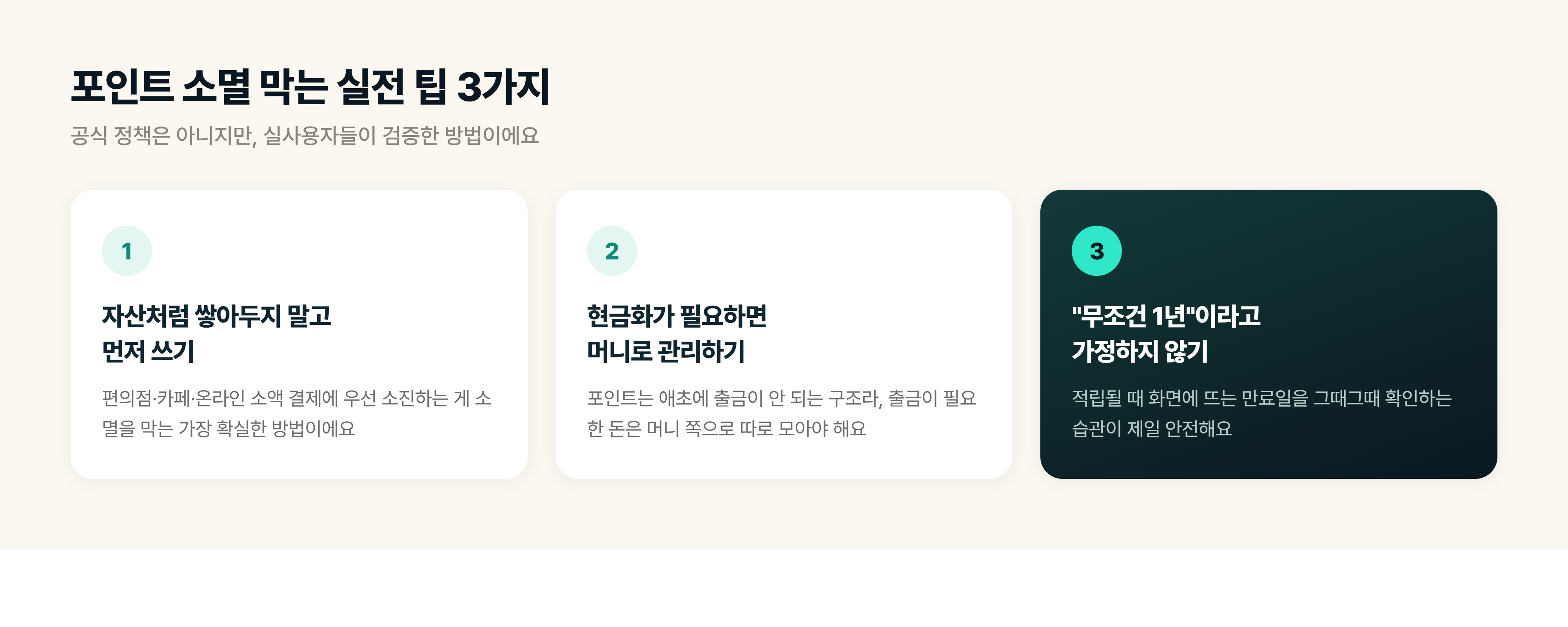 카카오페이 포인트 소멸 방지 실전 팁 3가지