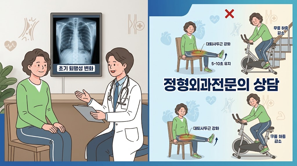 무릎 연골을 보호하는 50대 맞춤 운동법